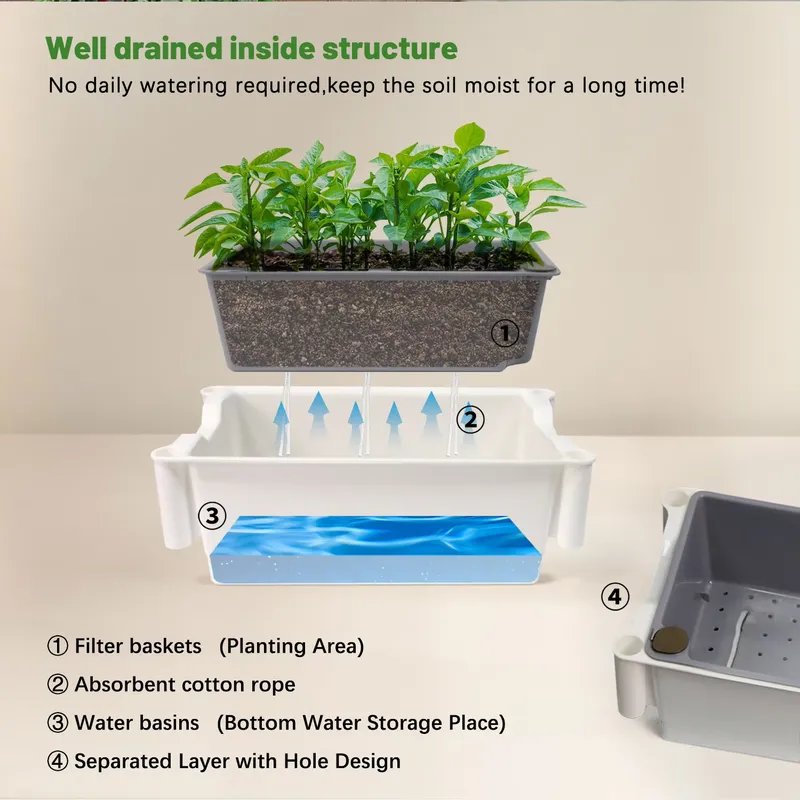 이동식 수직형 3단 자동 급수 스마트 정원 화분 스탠드 - Smart Garden Box 리뷰 및 가격