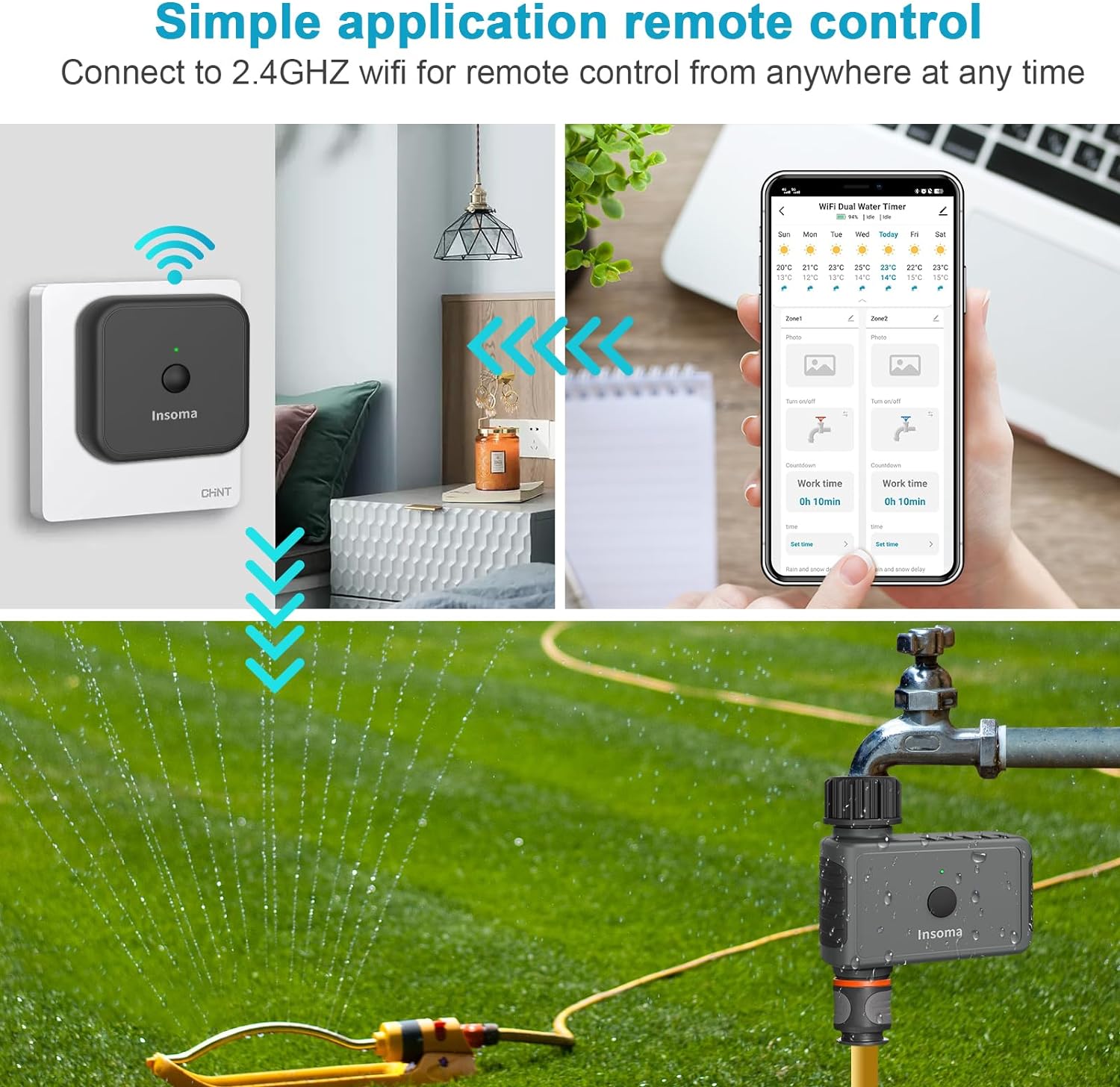 Insoma Wifi 자동 뿌리기 타이머 원격 정원 워 - Smart Garden Sphagnum Moss 리뷰 및 가격