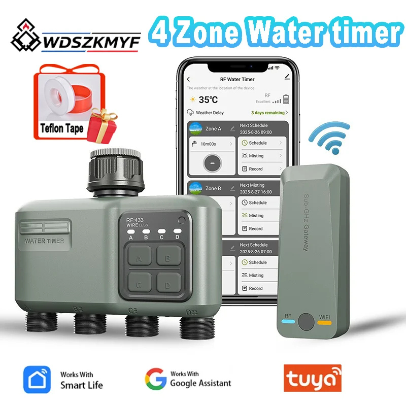 식물 자동 급수 시스템 WiFi 스마트 타이머 RF43 - Smart Garden Sphagnum Moss 리뷰 및 가격