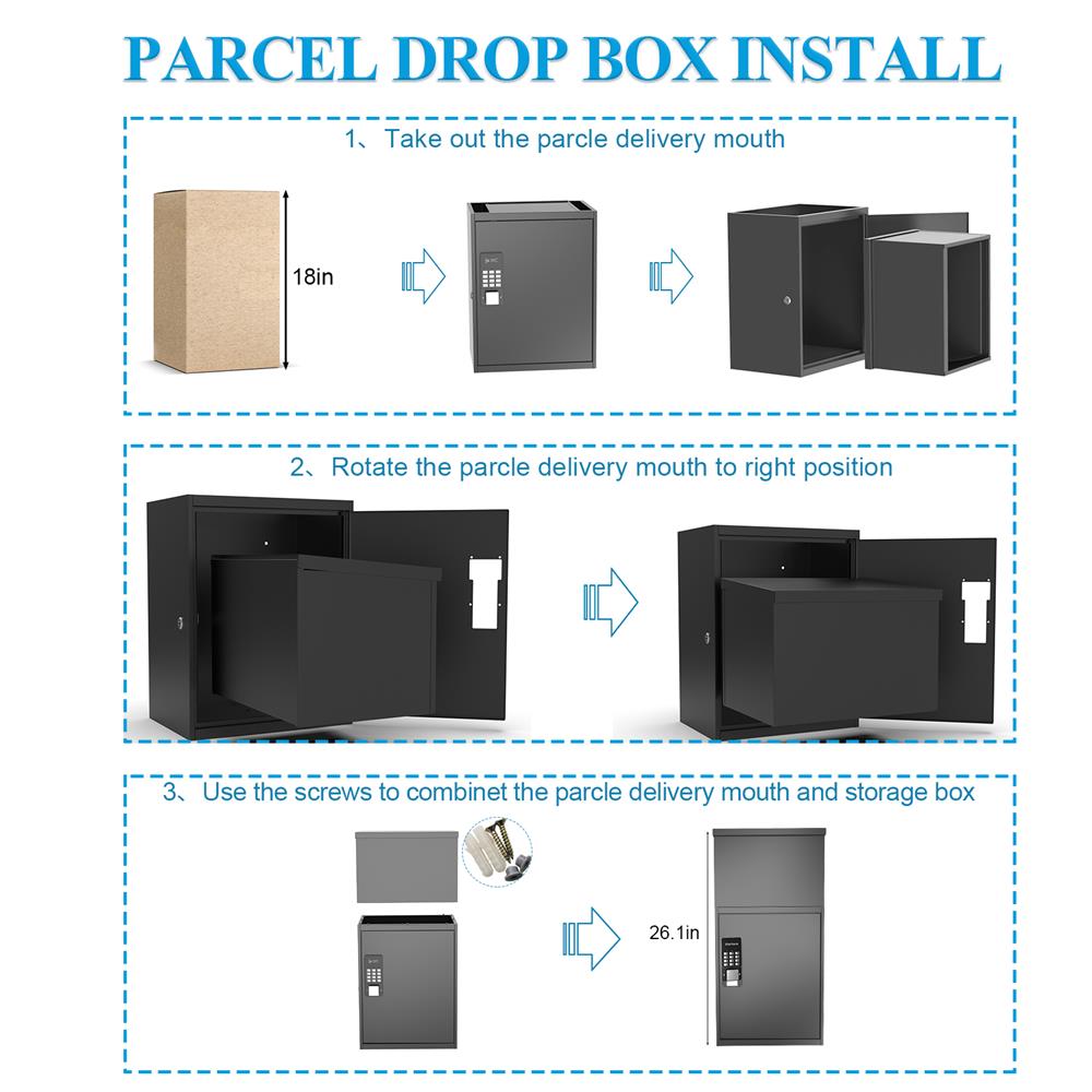 홈 레터 배송함 잠금 라벨 키리스 잠금해제 패키지 박스 - Smart Garden Box 리뷰 및 가격