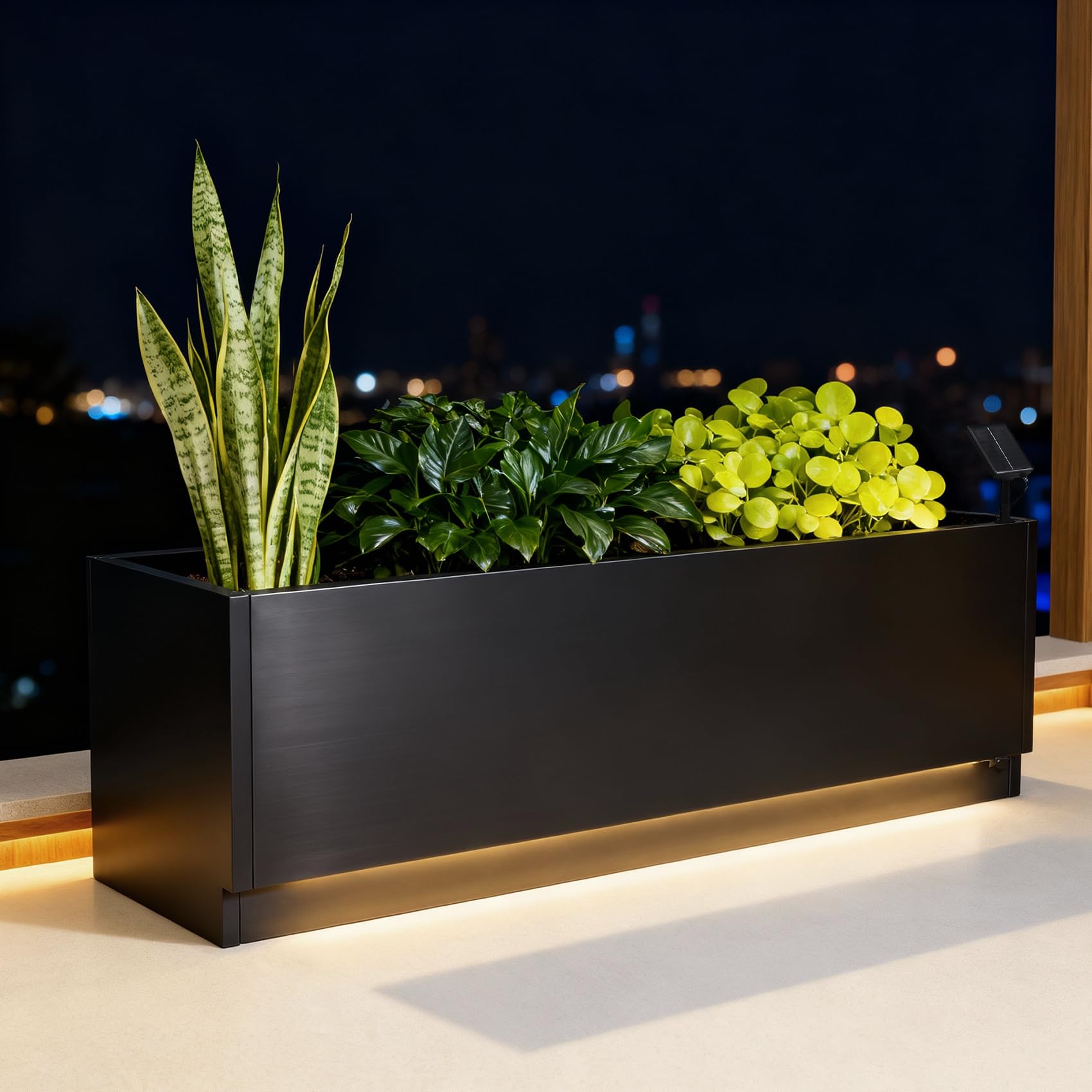 47x16 LED 금속 화분 박스(조명 스트립 및 컨트 - Smart Garden Box 리뷰 및 가격