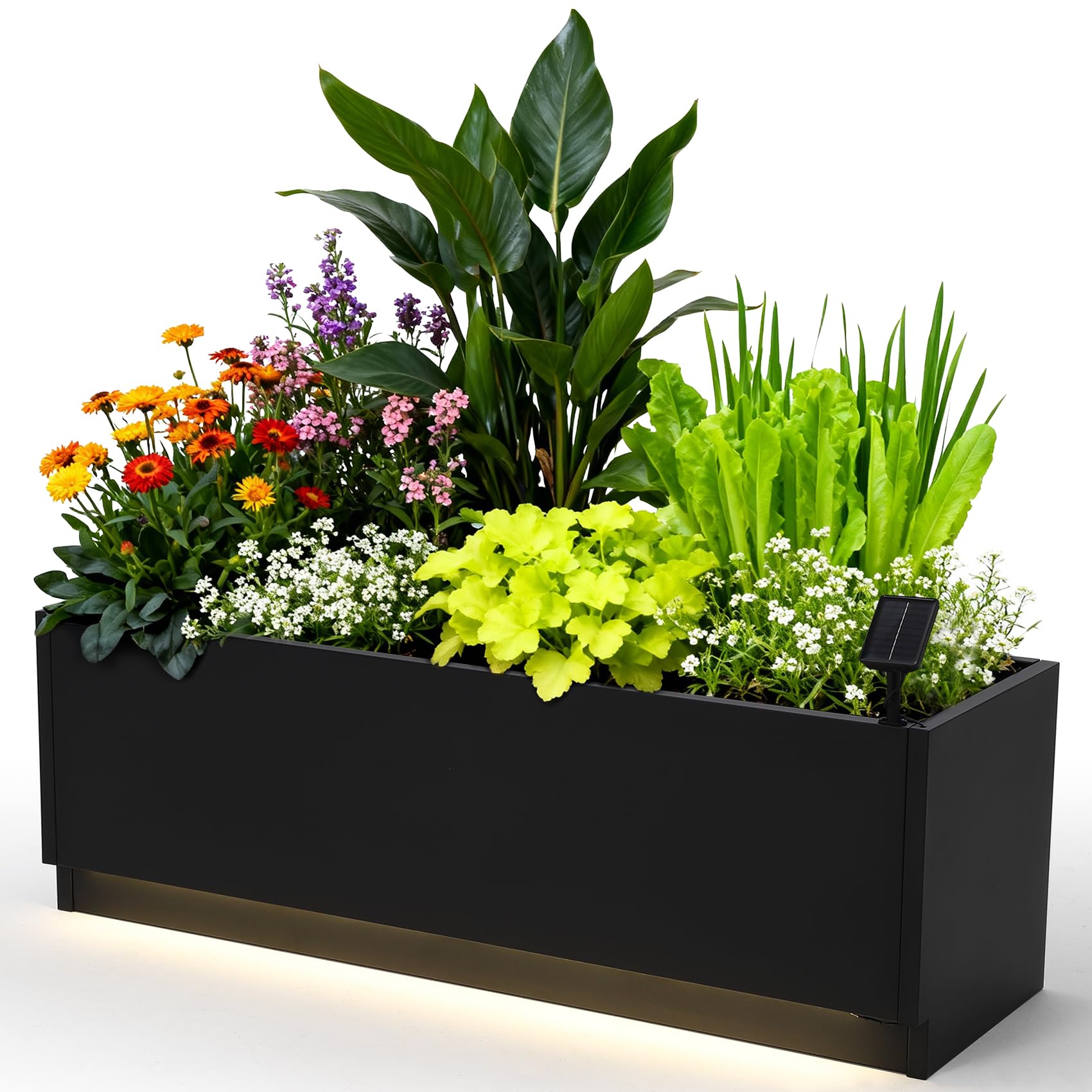 47x16 LED 금속 화분 박스(조명 스트립 및 컨트 - Smart Garden Box 리뷰 및 가격
