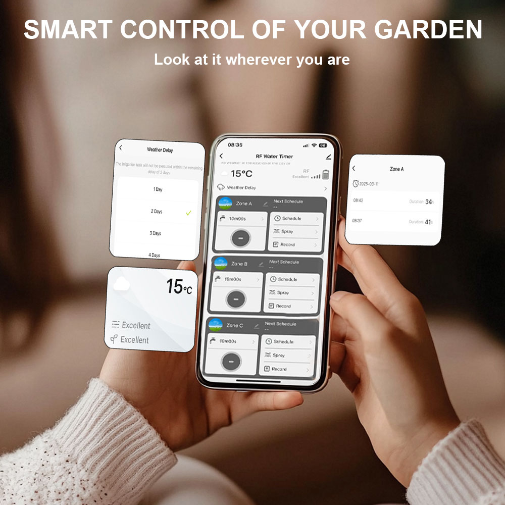 투야 WiFi+RF433 3존 스마트 관개 시스템 정원 - Smart Garden Sphagnum Moss 리뷰 및 가격