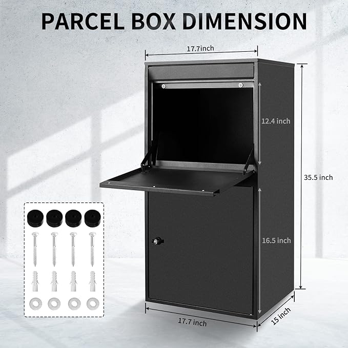 스틸 대형 스마트 택배 배송 우편함 (열쇠 잠금식) 야 - Smart Garden Box 리뷰 및 가격