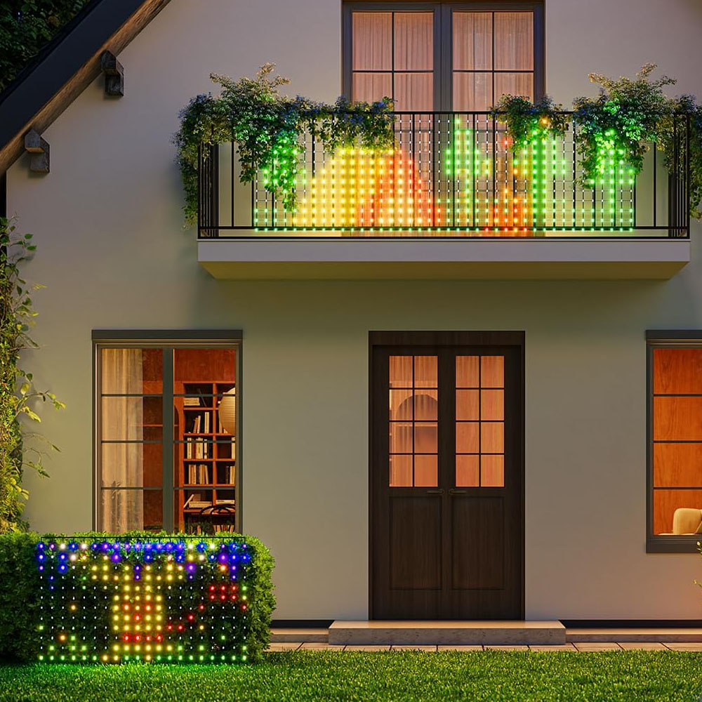 스마트 야외 네트 조명 256/1536 LED 유연한  - Smart Garden Netting 리뷰 및 가격