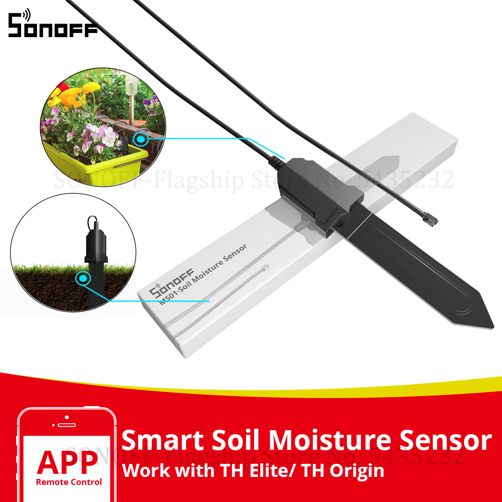 SONOFF MS01 토양 수분 센서 스마트 습도 감지 - Smart Garden Test 리뷰 및 가격